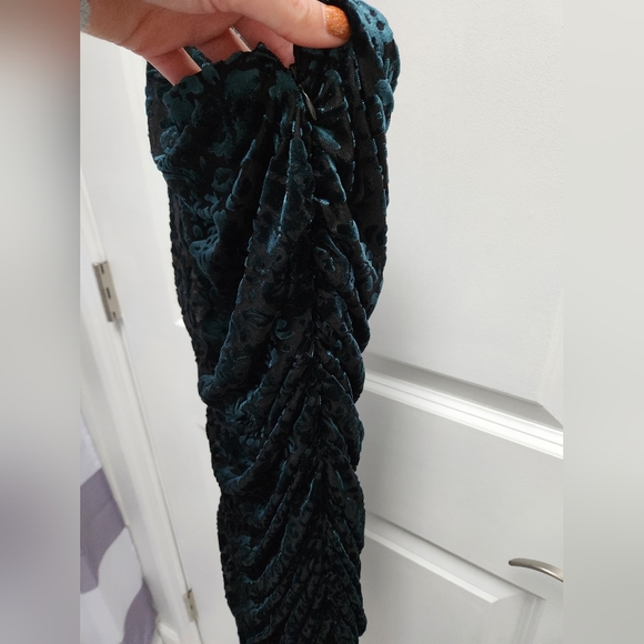 Lulu's One Shoulder Velvet Dress - Picture 2 of 5